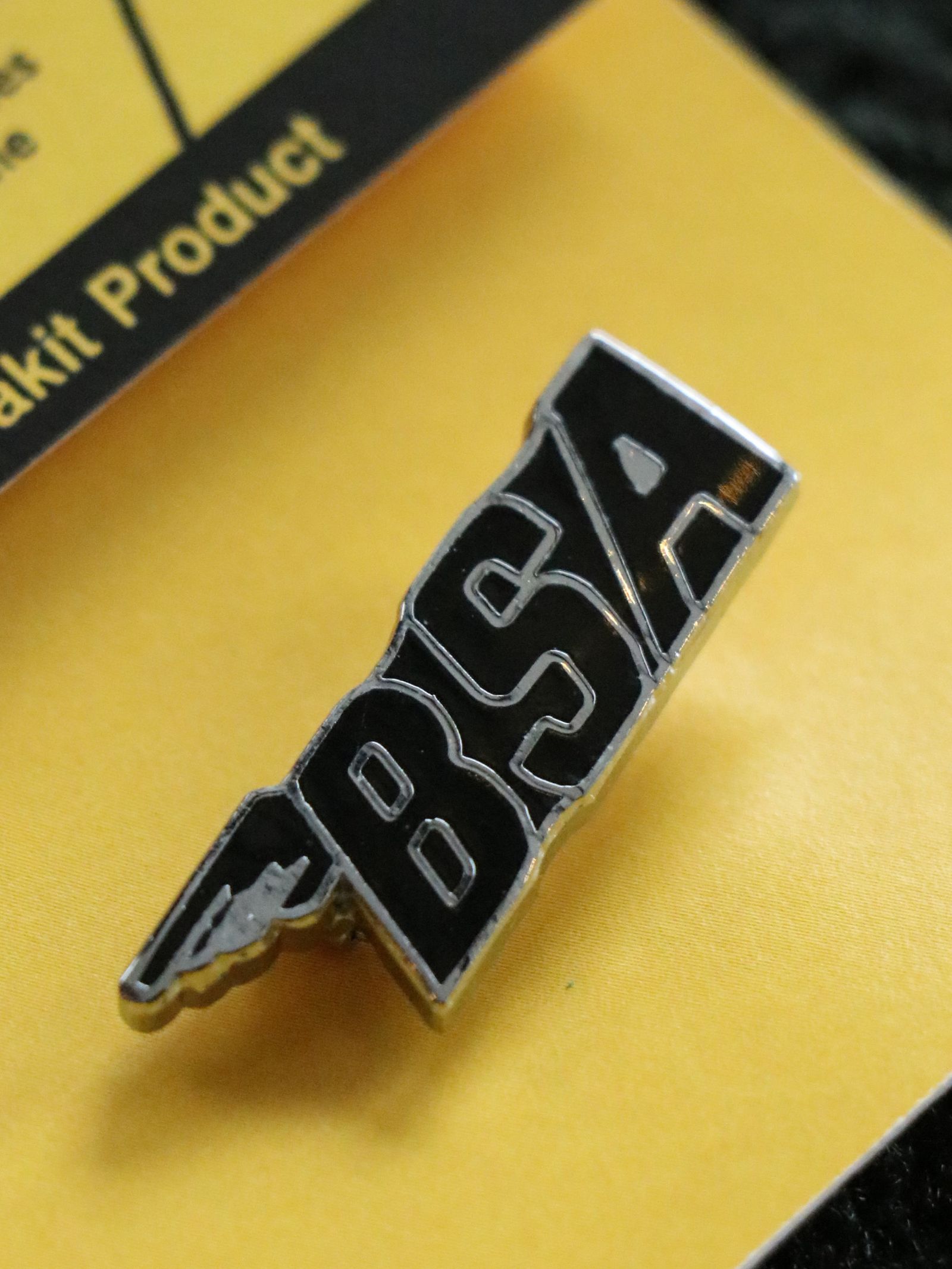 "BSA ROGO" BADGE