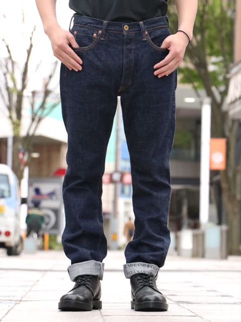 FULLCOUNT×GLAD HAND 1111 Slim Straight One Wash (Indigo)