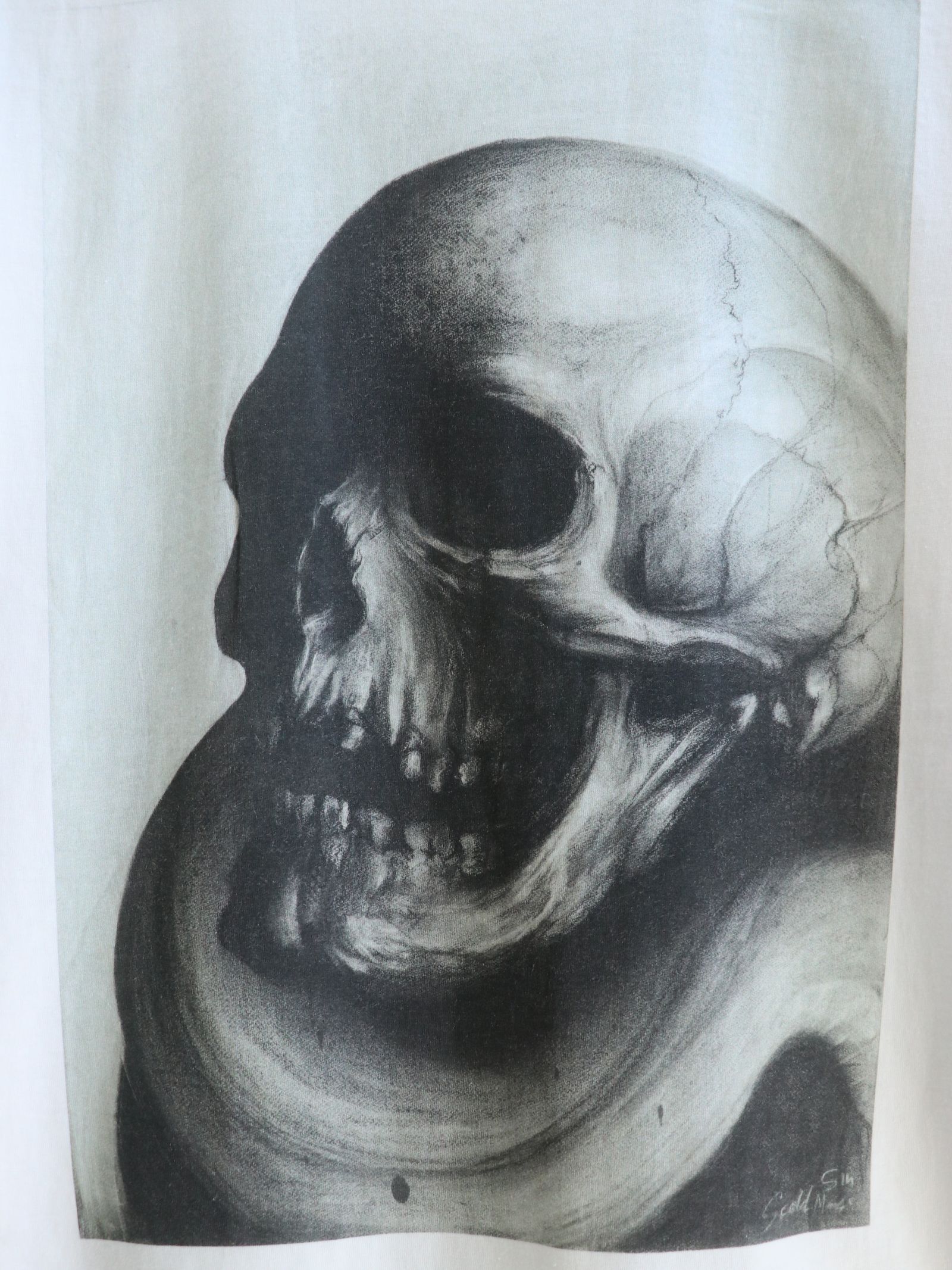SKULL S/S TEE (NATURAL)