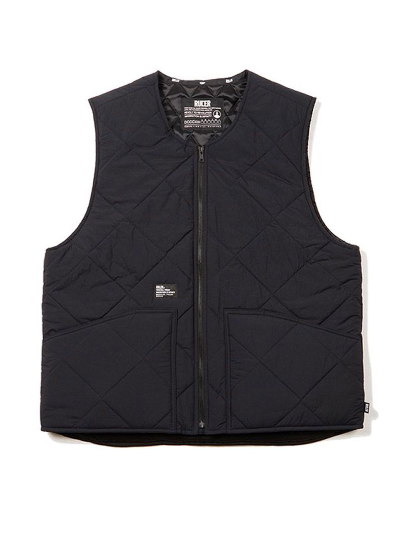 RULER - MILITARY NYLON QUILTED VEST (BLACK) | SKANDA