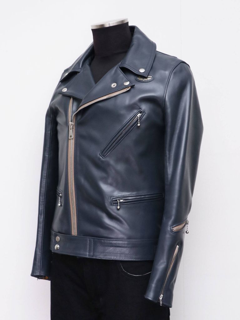 サイクロン441 : ホースハイド(ネイビー） | Lewis Leathers Lewis