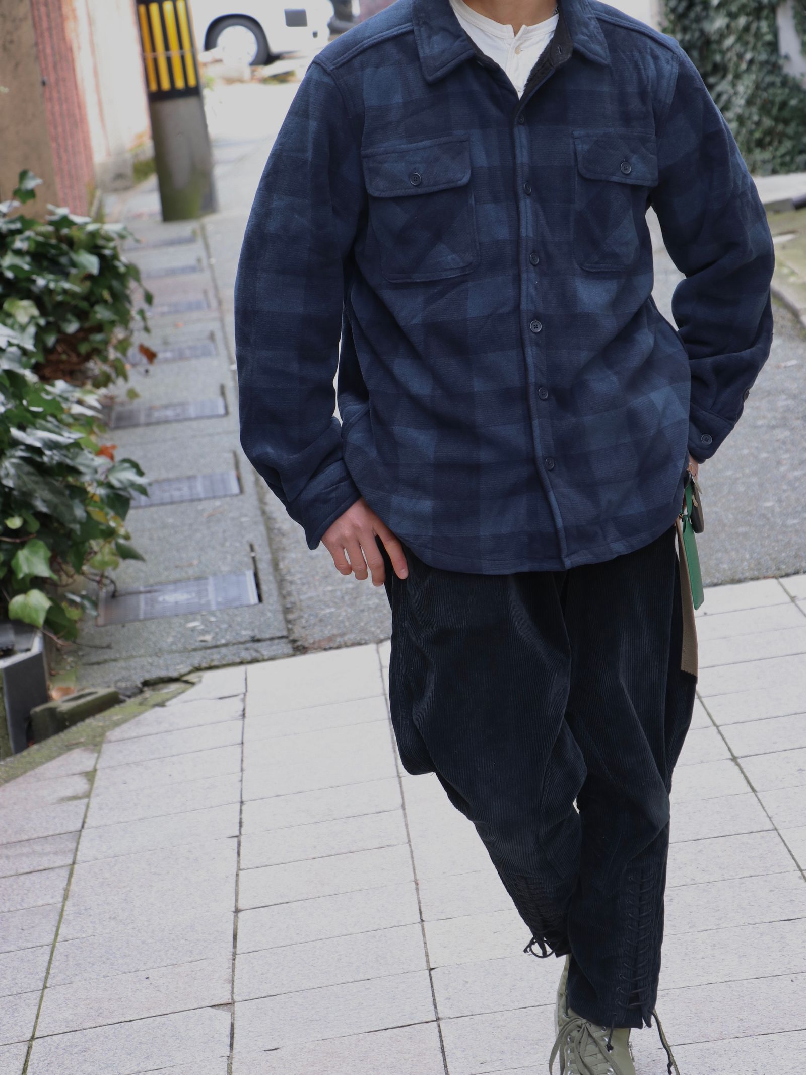 BOA NEL SHIRT (NAVY)