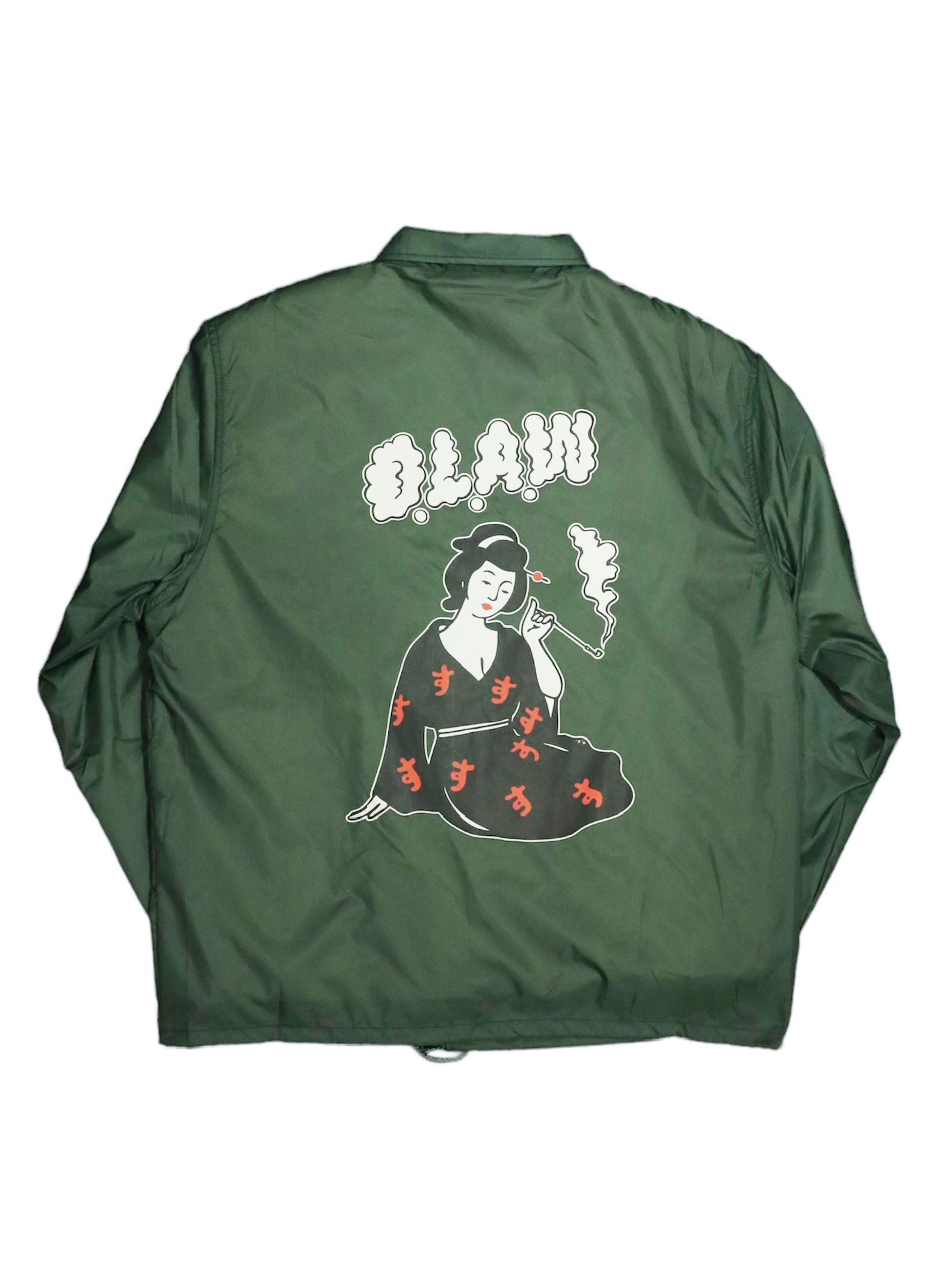 "S" LADY BOA COACH JACKET (GREEN)