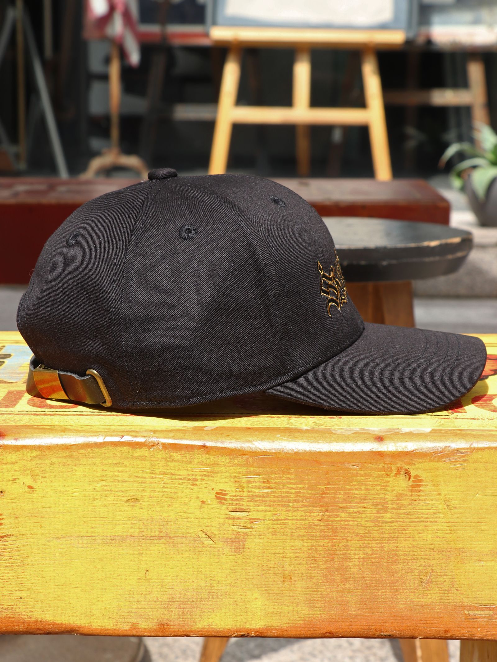 SKANDA カーブバイザーミドルキャップ(ブラック) / SKANDA CURVE VVISOR MIDDLE CAP (BLACK)