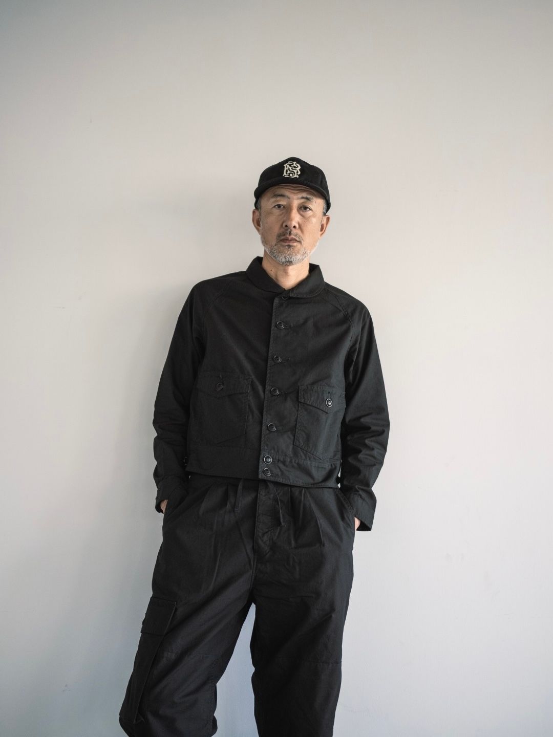 BS TRUCKER CAP (BLACK CHINO)