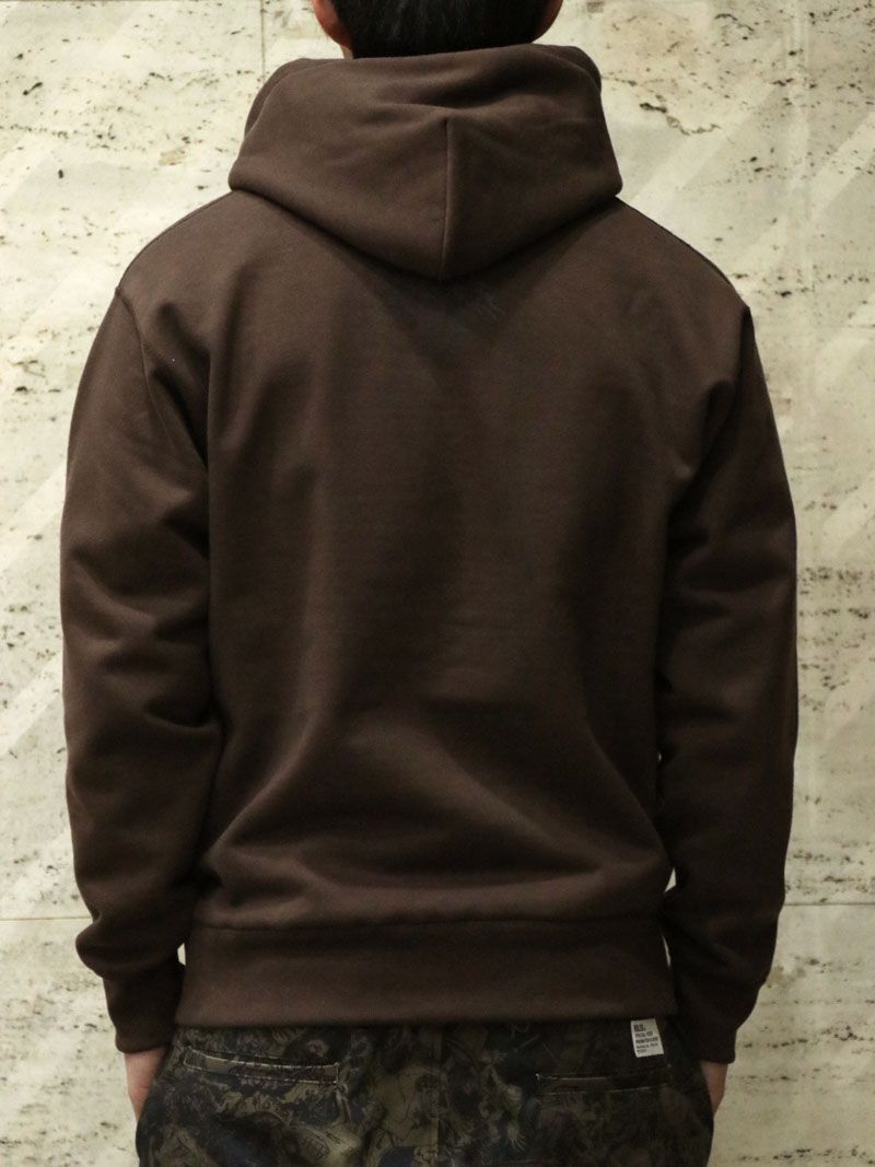 MOZYSKEY×SKANDA "疾風迅雷" PARKA (BROWN) / 別注パーカー (ブラウン)