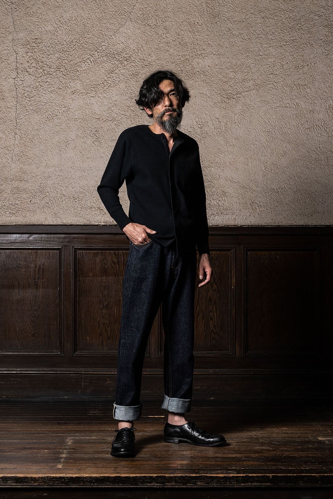BUTTON FRONT POCKET LESS AMISH UNDERWEAR (MIDNIGHT BLACK)