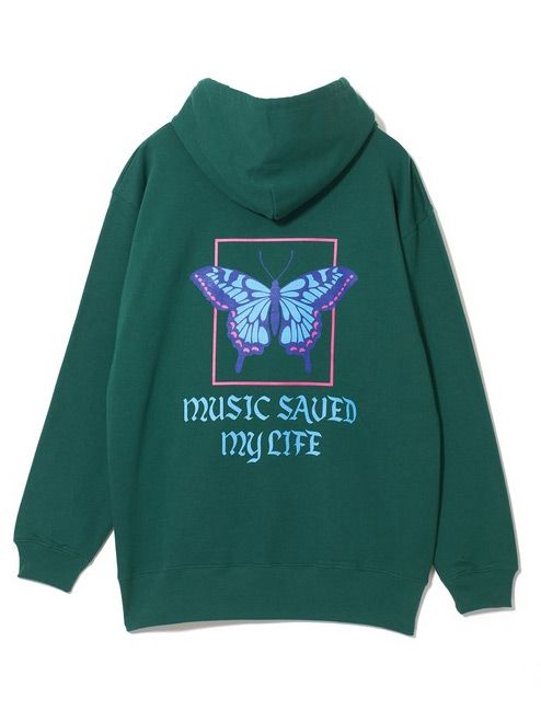 オーバーサイズ バタフライ グラフィックフーディー / OVERSIZED BATTERFLY GRAPHIC HOODIE