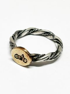 ツイステッド ワイヤーリング "モーターサイクル"/ TWUSTED WIRE RING  "Motorcycle " (LARGE)