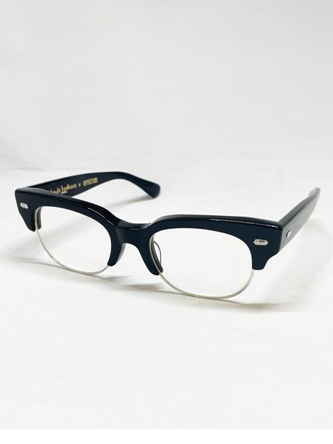 EFFECTOR × LEWIS LEATHERS / BUD GANZ SILVER HINGES (CLEAR LENS)