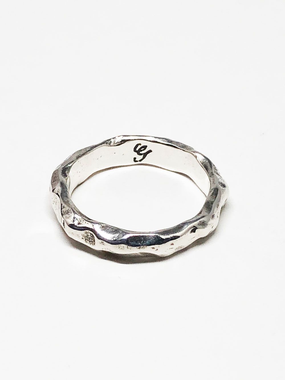 SLIM ROCK RING (SILVER925)