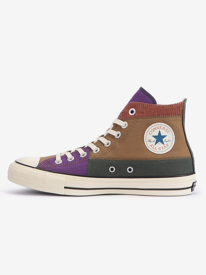 ALL STAR 100 PATCHWORK HI (OCHER×RED)