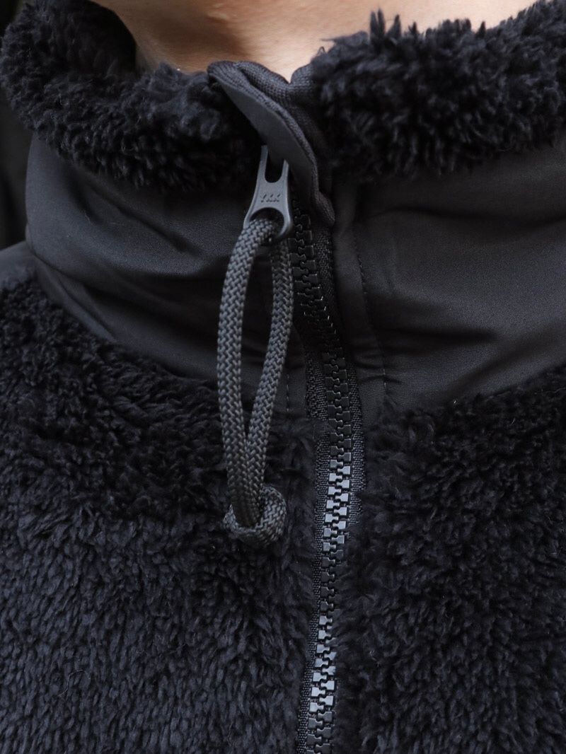 BOA FREECE JACKET (BLACK WAPPEN)