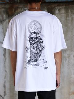 "DARK MATTER" S/S TEE / "DARK MATTER" Tシャツ(ホワイト)