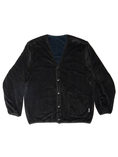 REVERSIBLE CARDIGAN (BLACK×NAVY)