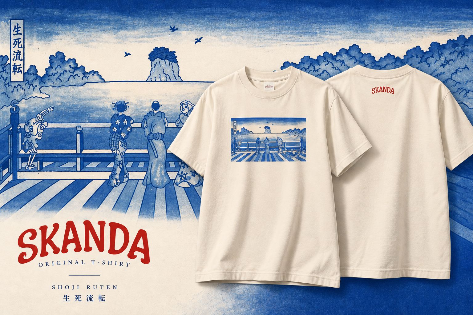 "生死流転"オリジナルTシャツ