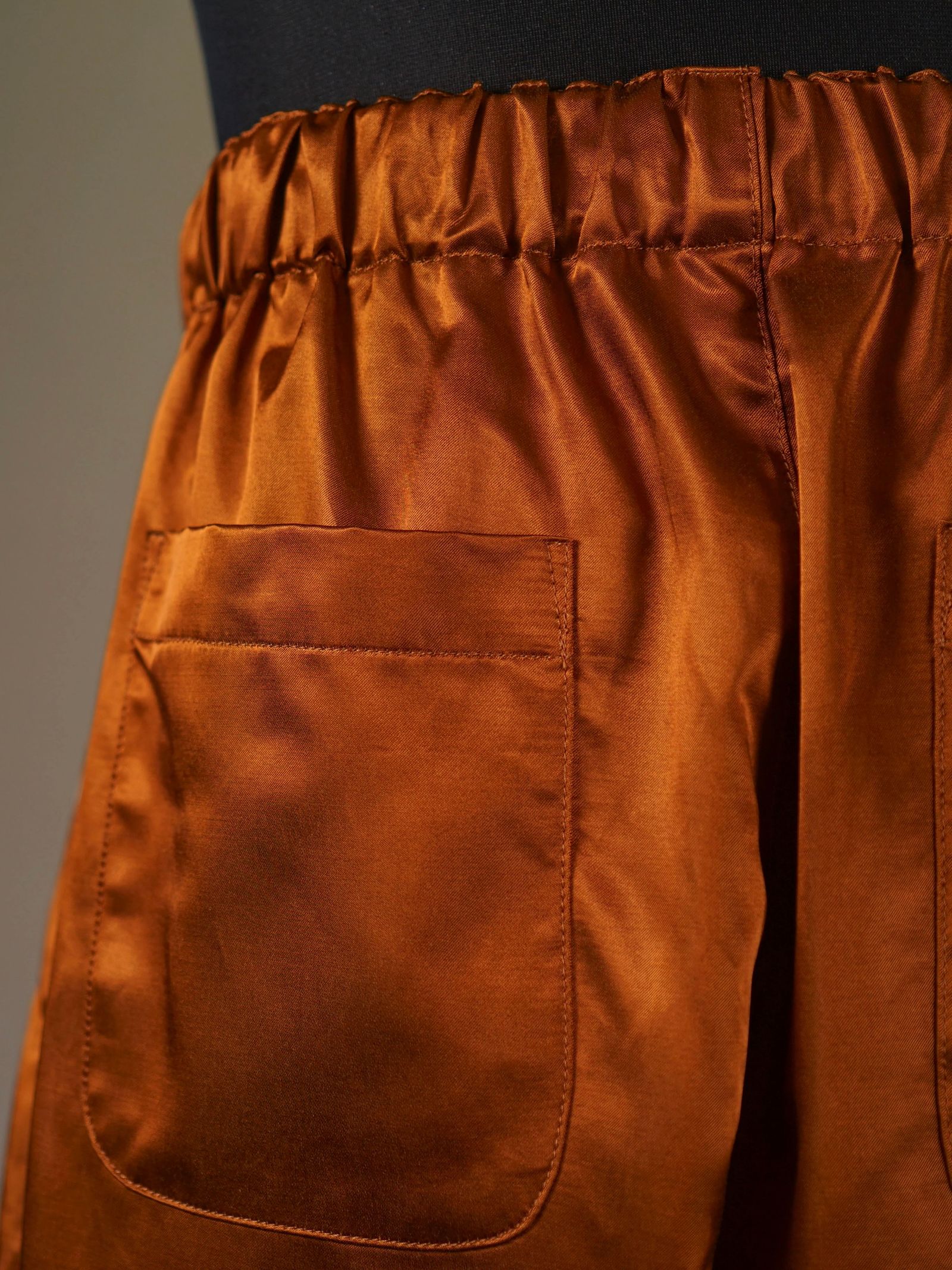 GLAD RAW - EASY PANT (BROWN)