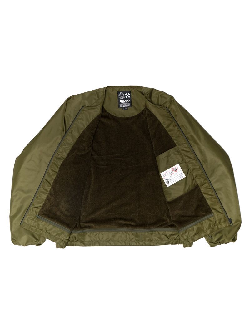 CREW NECK JACKET (OLIVE)
