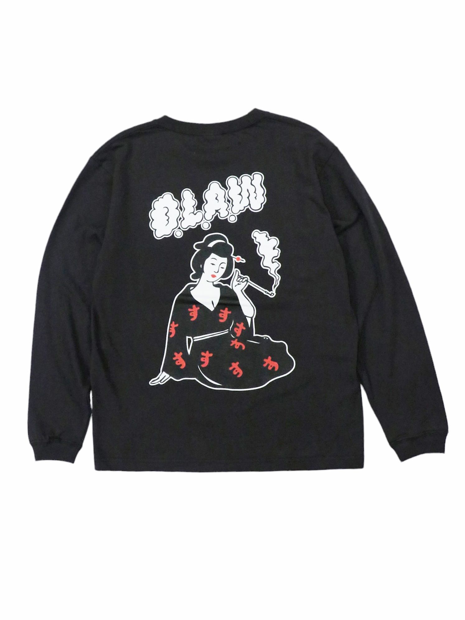 "S"LADY L/S TEE（ブラック）