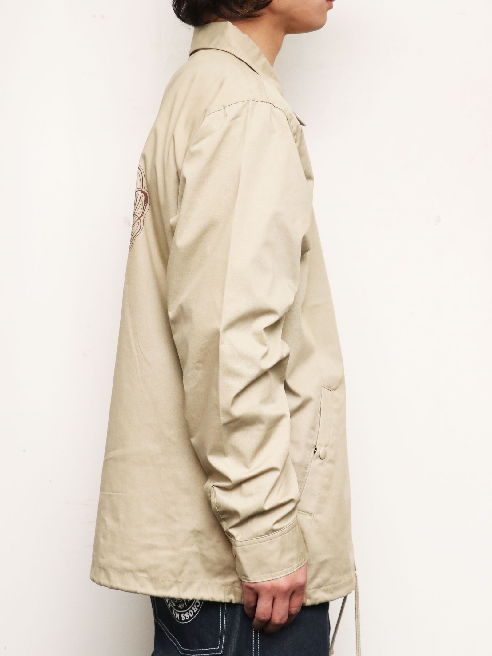 SKANDA ORIGNAL T/C コーチジャケット (ベージュ) / SKANDA ORIGNAL  T/C COACH JACKET (BEIGE)
