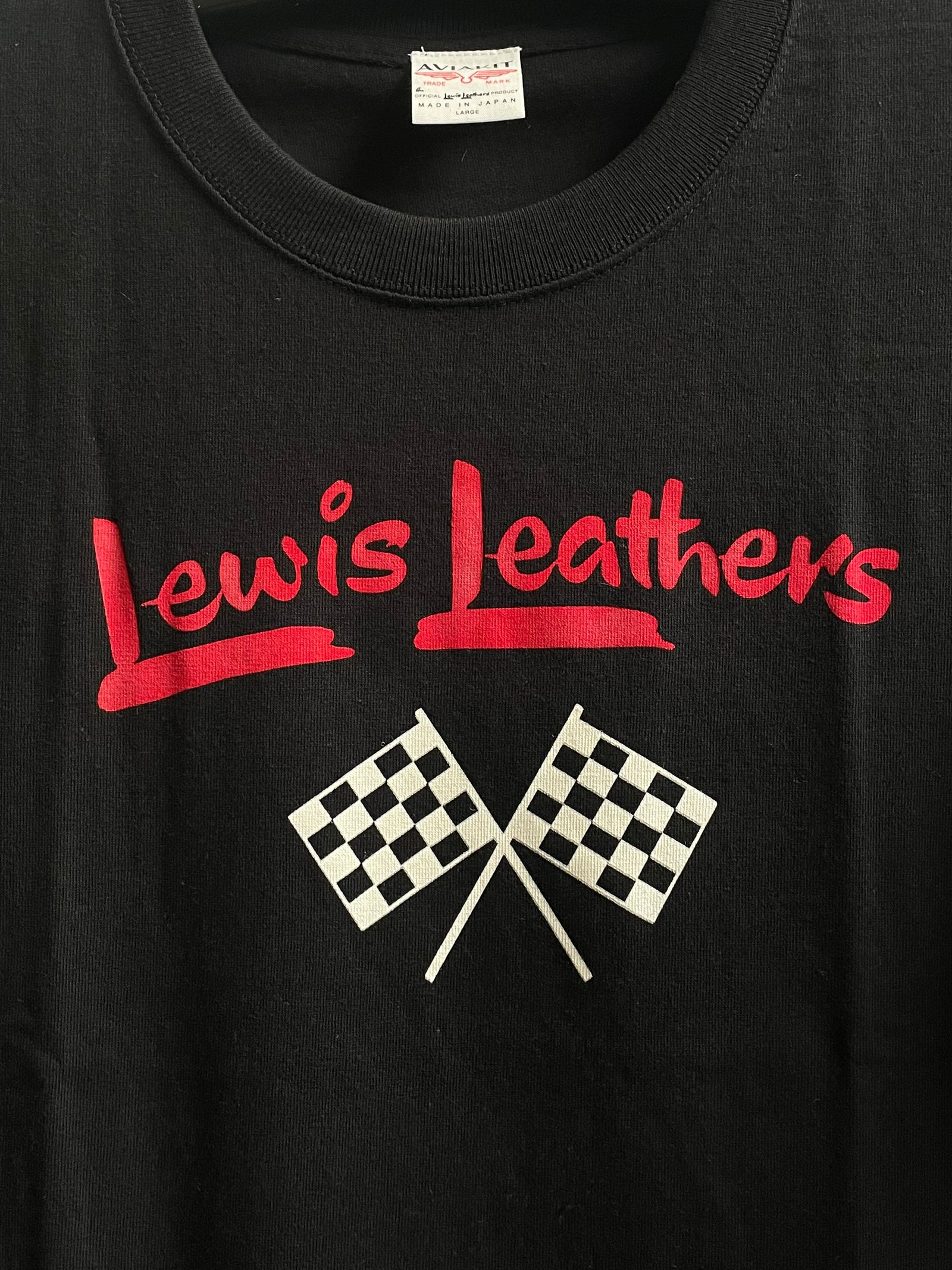 "RACING FLAGS" T-SHIRTS (BLACK)