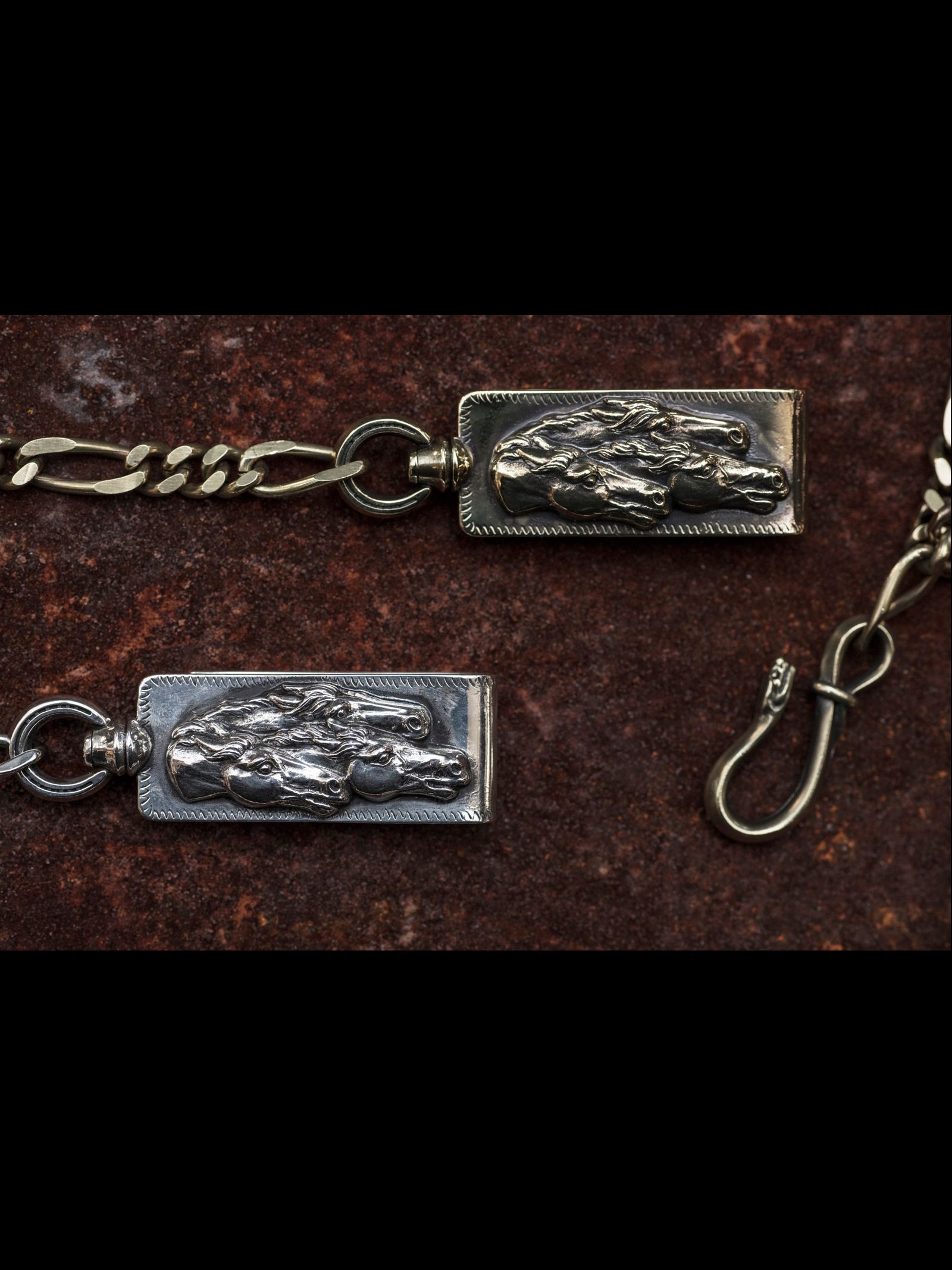HORSE CLIP TYPE WALLETCHAIN (BRASS)