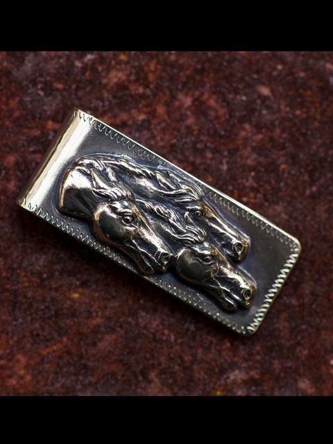HORSE MONEY CLIP (BRASS)