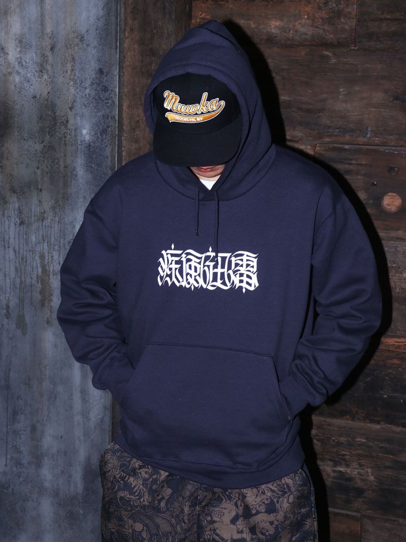 MOZYSKEY×SKANDA "疾風迅雷" PARKA (NAVY) / 別注パーカー (ネイビー)