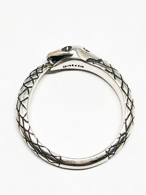 UROBOROS SKULL SNAKE RING (SILVER925)