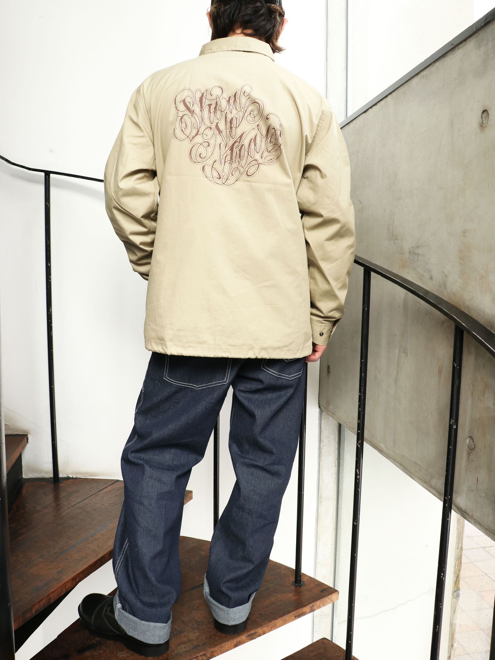 SKANDA ORIGNAL T/C コーチジャケット (ベージュ) / SKANDA ORIGNAL  T/C COACH JACKET (BEIGE)