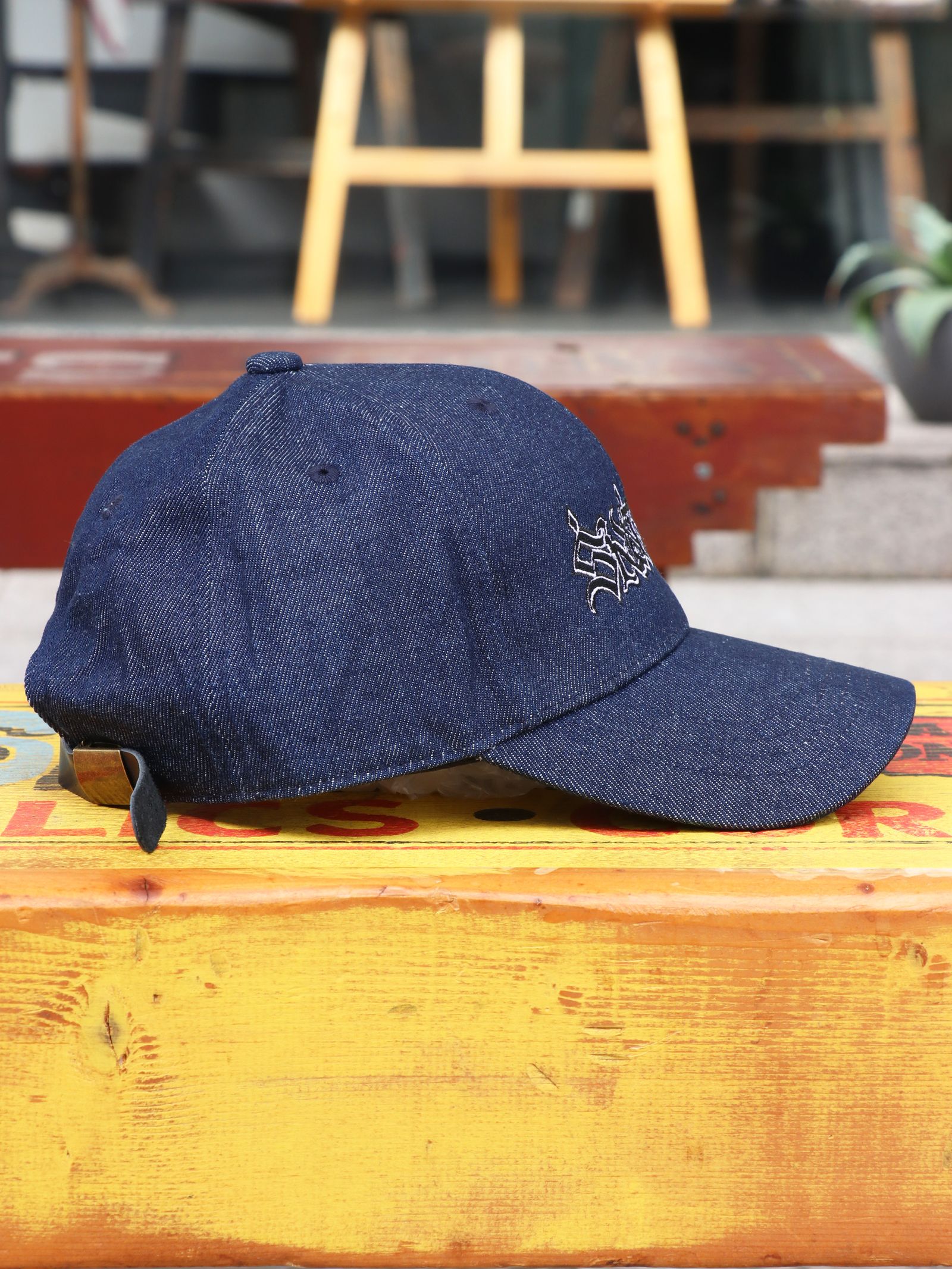SKANDA カーブバイザーミドルキャップ / SKANDA Curve Visor Middle Cap (DENIM)