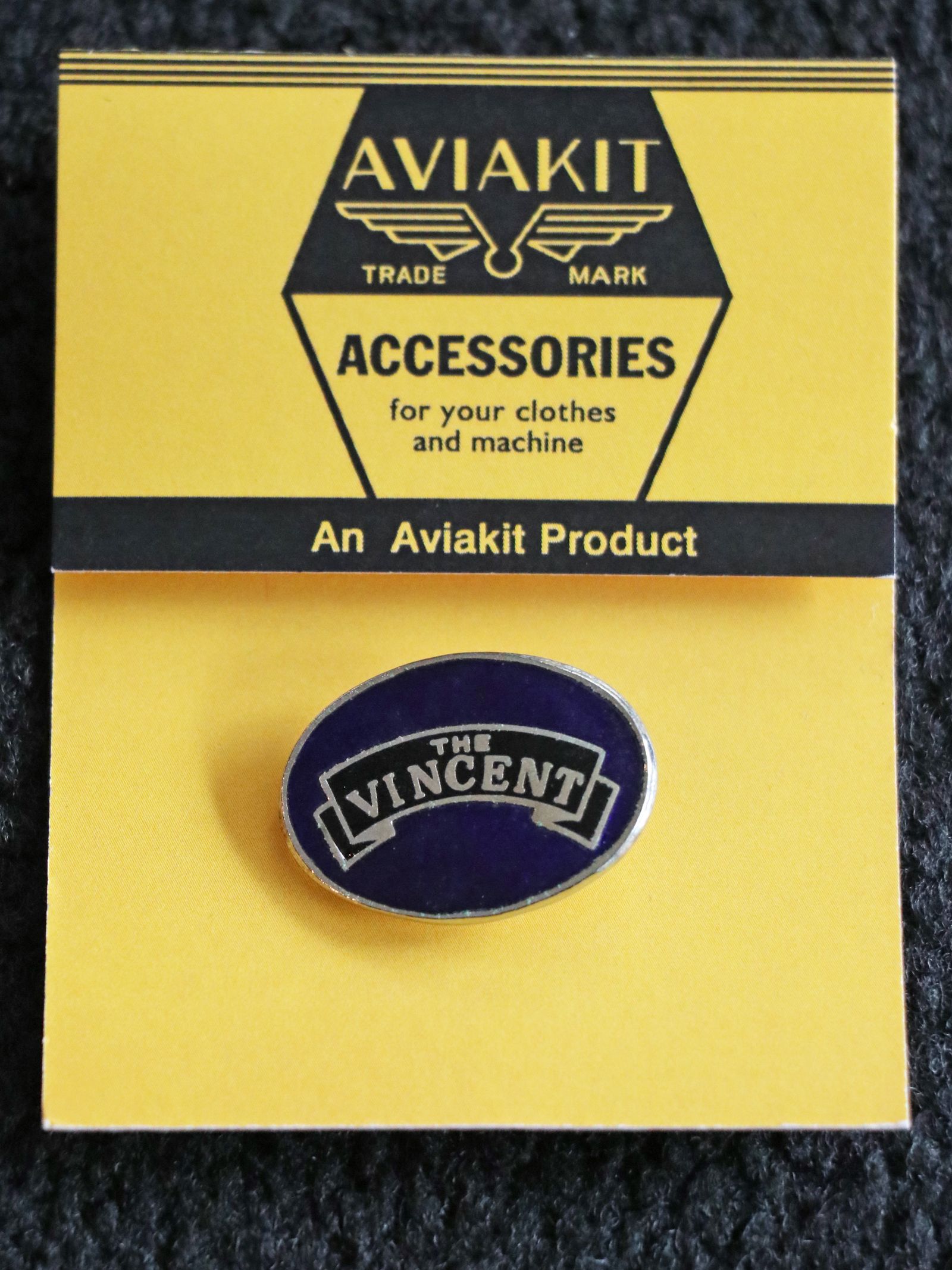 【即日発送可能】"THE VINCENT OVAL" BADGE