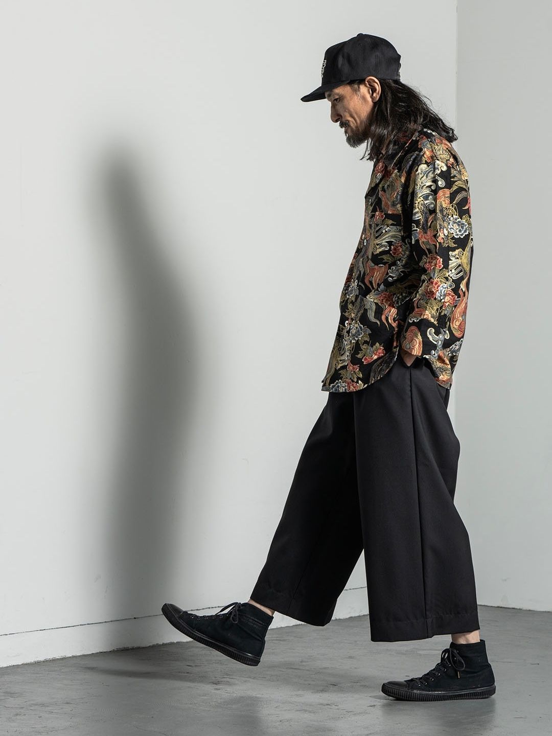 KYLE LAURENCE WIDE PANTS / MIDNIGHT BLACK