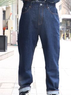 SELVEDGE DENIM PT "TYPE-W" (INDIGO)