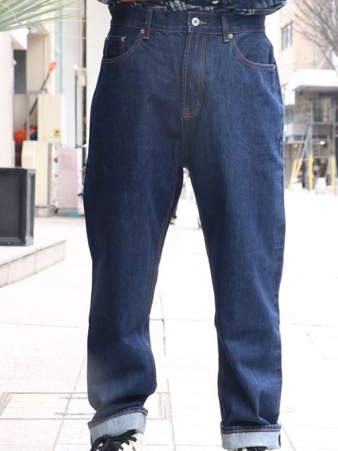 SELVEDGE DENIM PT "TYPE-W" (INDIGO)
