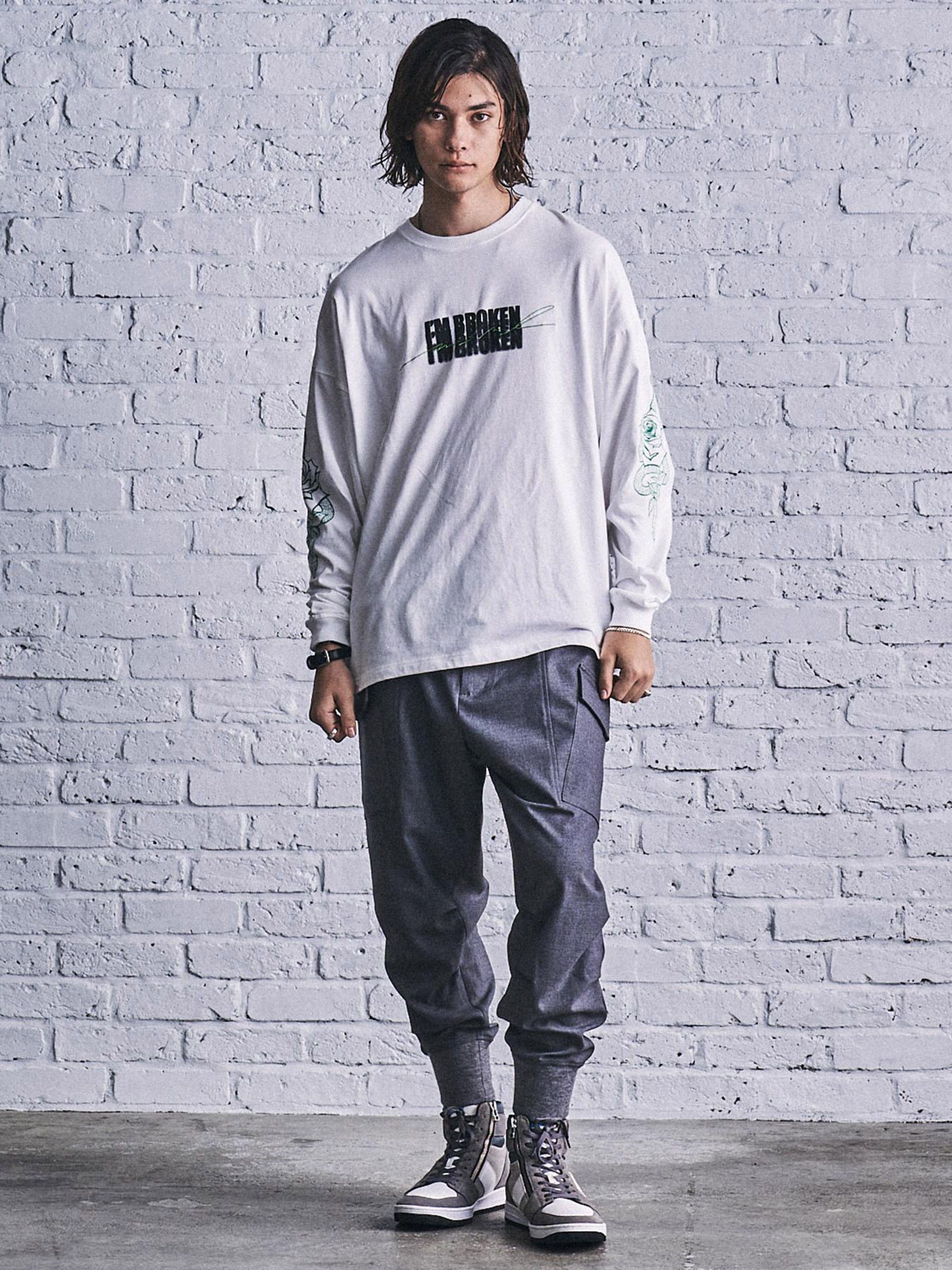 ウールカーゴパンツ / WOOL CARGO PANTS (CHARCOAL GRAY)