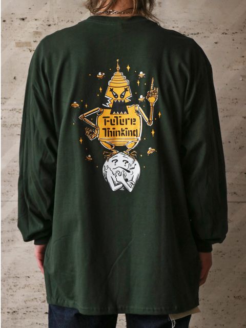 "F.T" L/S TEE (DARKGREEN)