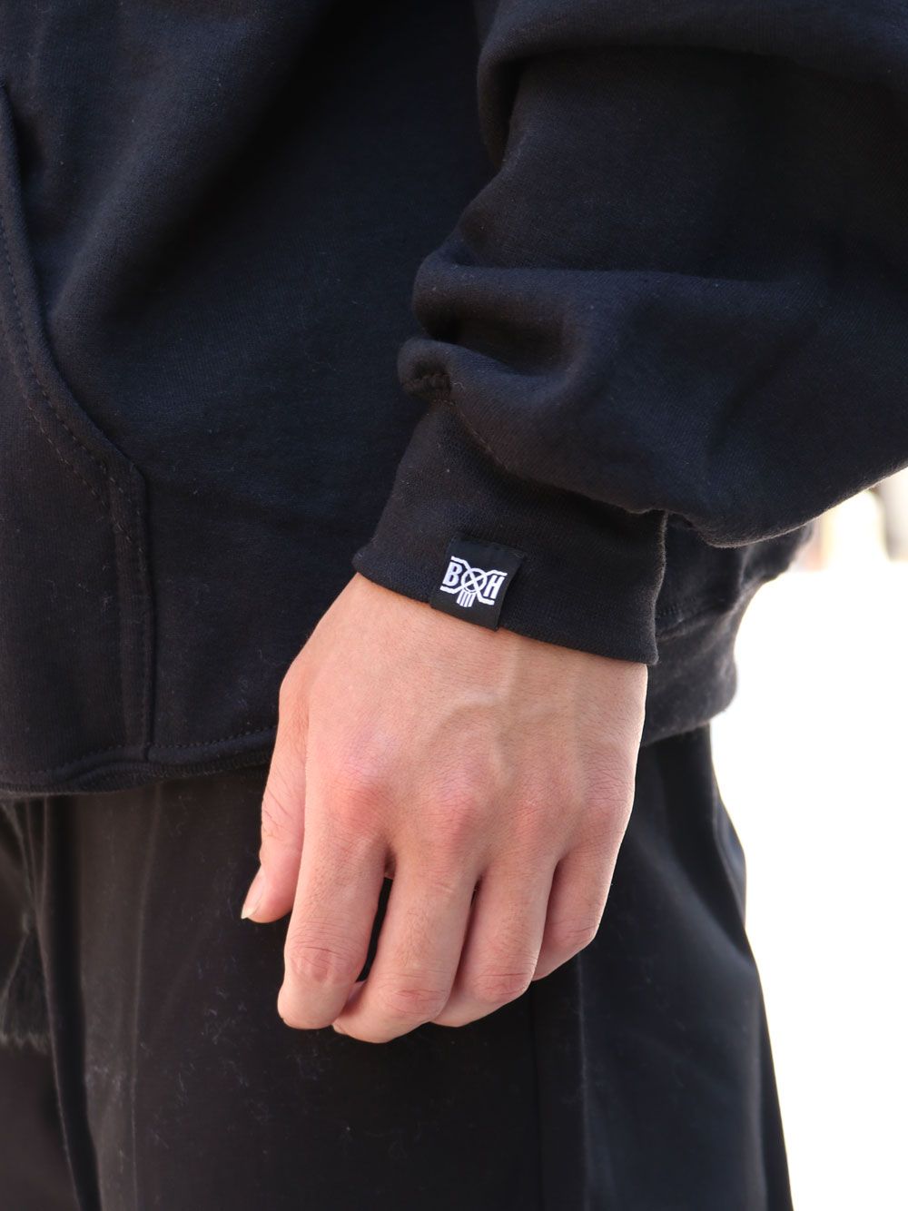 138% THE BOUNTY HUNTER CLUB プルオーバーパーカー (ブラック) / 138% THE BOUNTY HUNTER CLUB Pullover Paker (BLACK)
