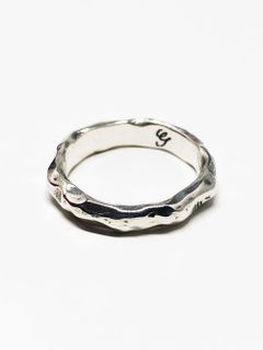 SLIM ROCK RING (SILVER925)