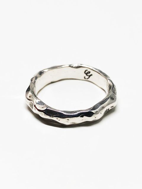 SLIM ROCK RING (SILVER925)