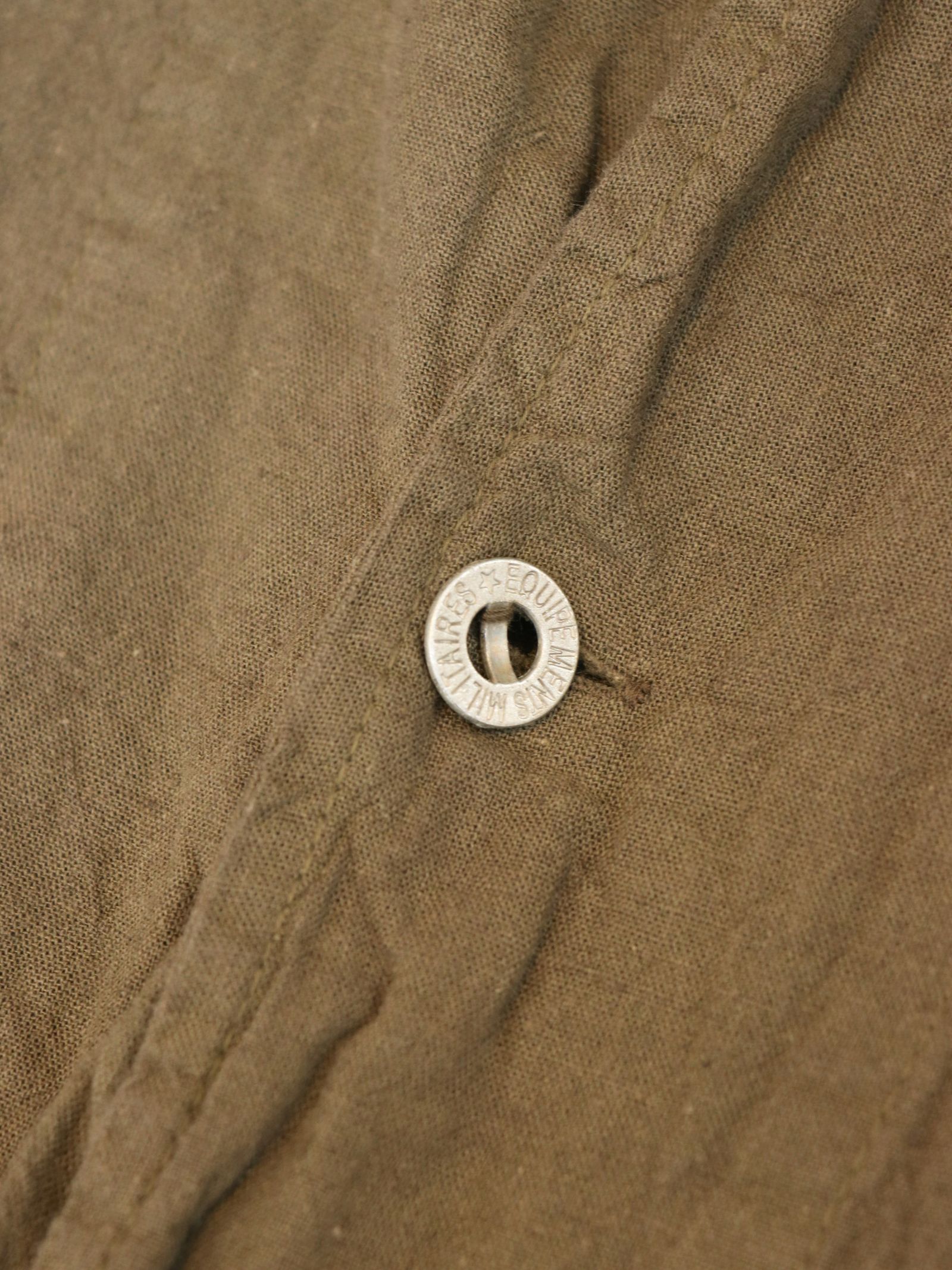 トライバル リネン ワークコート / TRIVAL LINEN WORK COAT  (KHAKI)