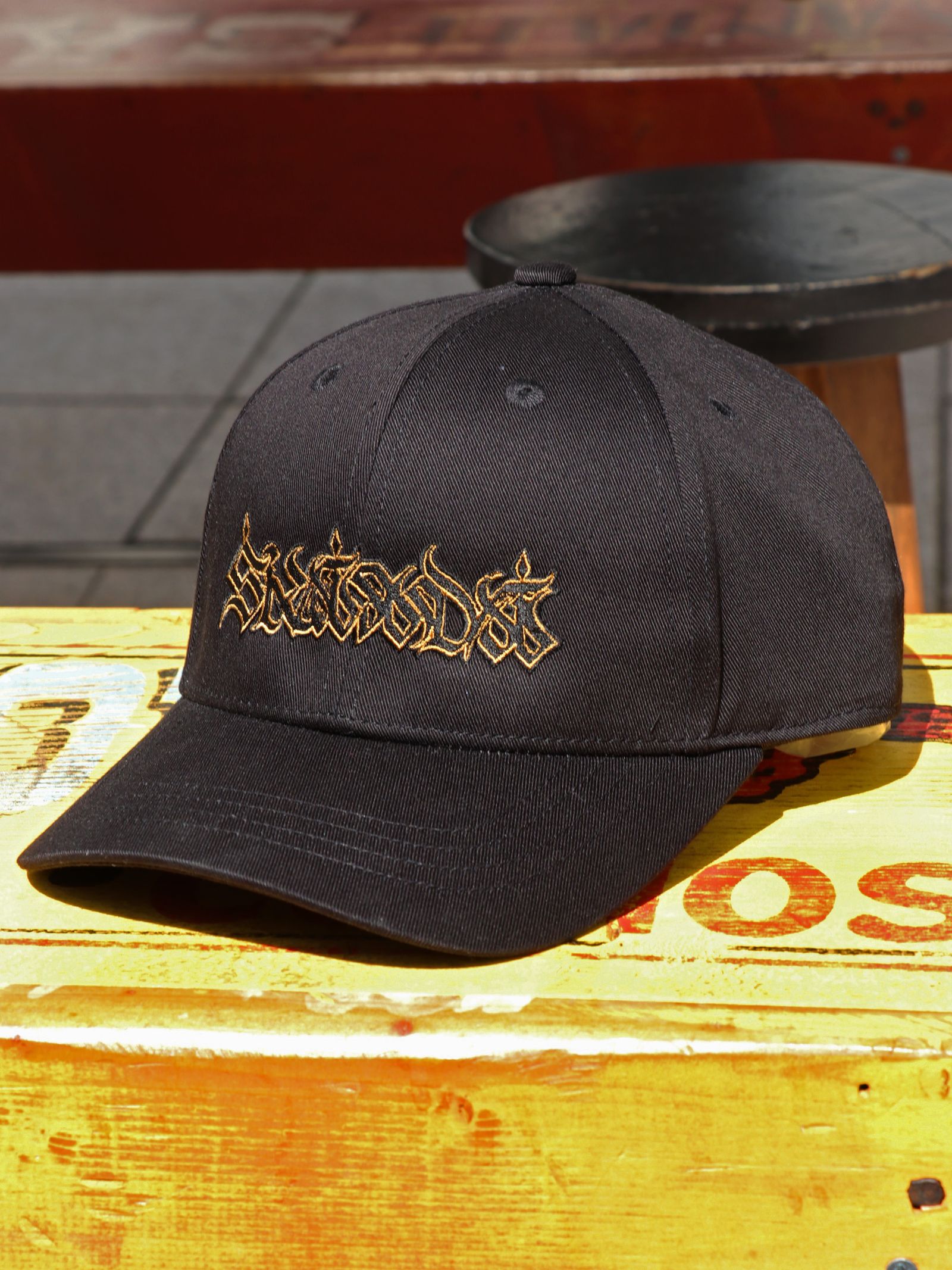 SKANDA カーブバイザーミドルキャップ(ブラック) / SKANDA CURVE VVISOR MIDDLE CAP (BLACK)