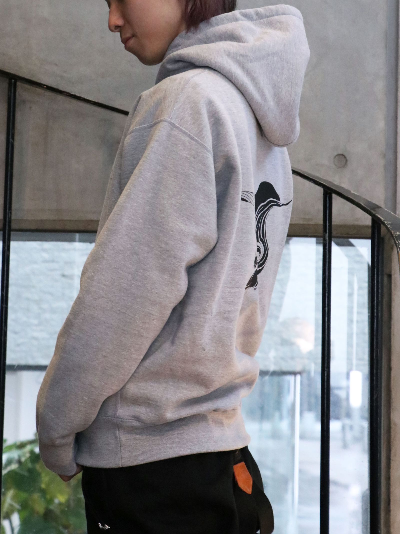 "Year of the ox"オリジナルヘビーオンスパーカー(グレー) / "Year of the ox"  ORIGNAL HEAVY OZ PULLOVER (GRAY)