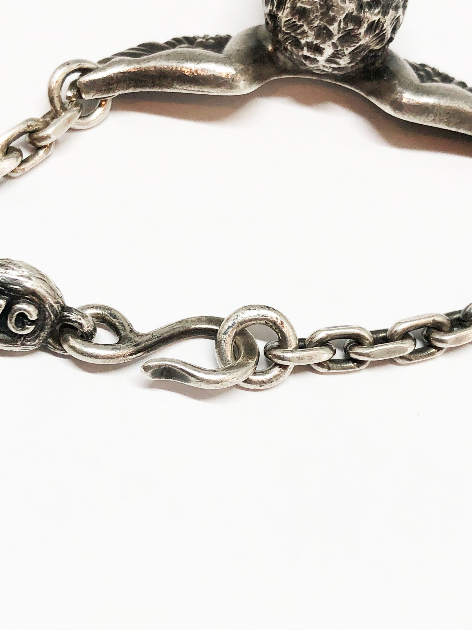 ニューライフブレスレット マウス&チーズチェーン /  "New Life" Bracelet w "Mouse & Cheese" (SILVER925×BRASS)