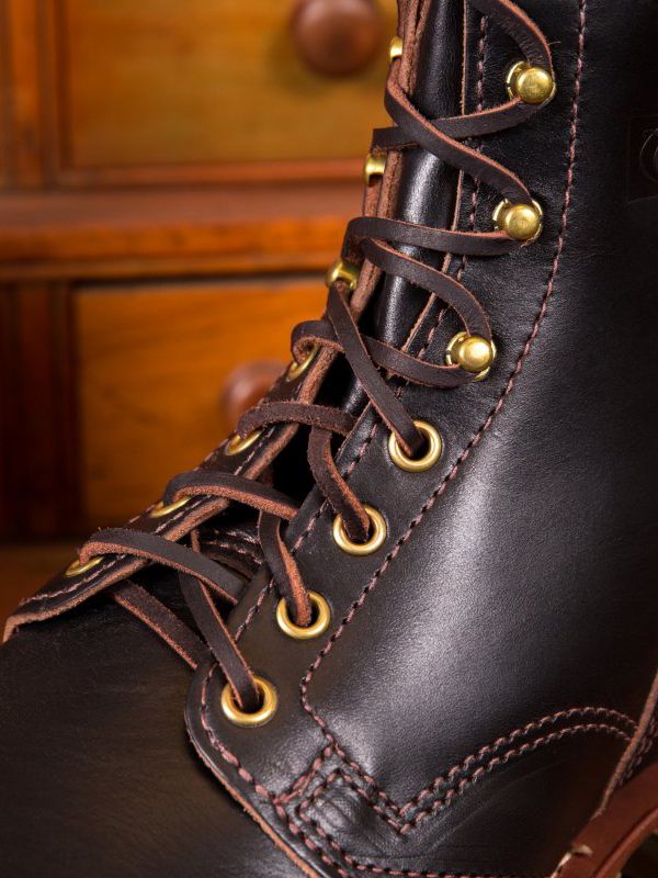 WESCO BOOTS "LEATHER BOOTS LACE" (BROWN)