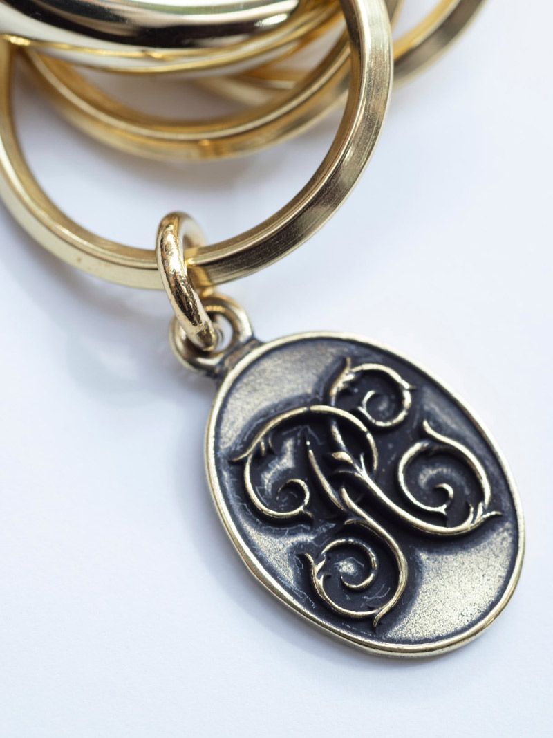 CARABINER BUNNY PEANUTS (BRASSxCOPPER)