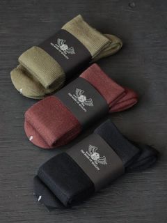 BS FIT BOOTS SOCKS (OLIVE DRAD / OLD BROWN / MIDNIGHT BLACK)