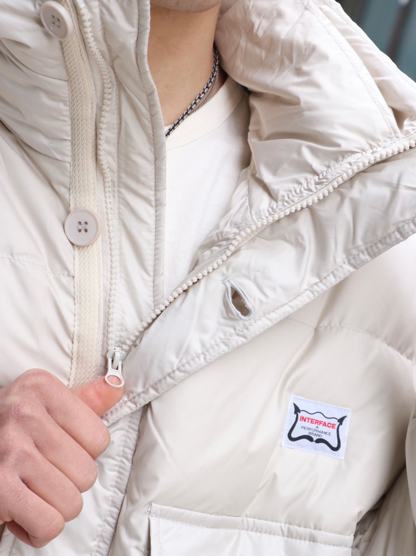 DOWN PUFF JKT (BEIGE)