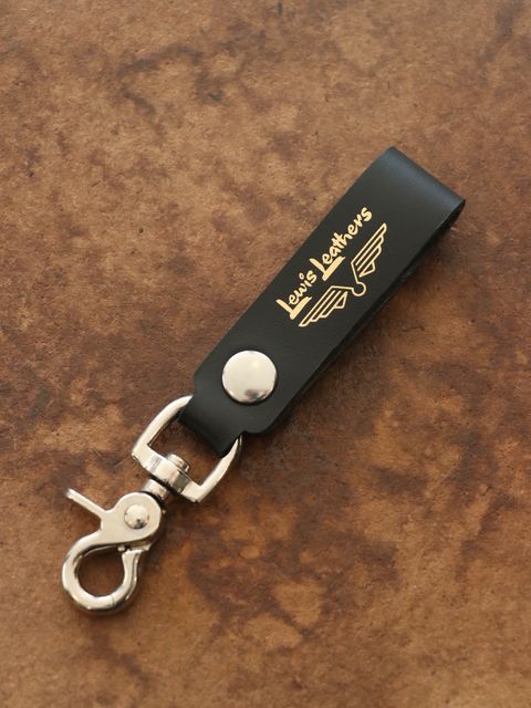 【限定発売】LEWIS LEATHERS BELT LOOP KEYRING MK2 (BLACK×BROWN)