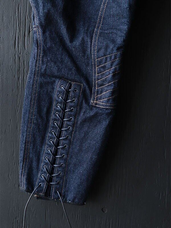 DARK INDIGO DENIM SHERIFF BREECHES (DARK INDIGO)